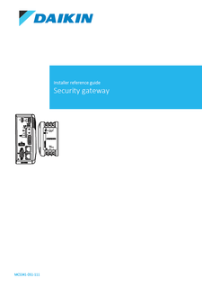 MCS341-DS1-111_security gateway_4P529063-1A_Installer reference guide_English download